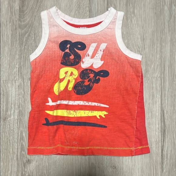 4/$20 Joe Fresh Kids Surf Tank Top - Red 3T - Picture 1 of 1